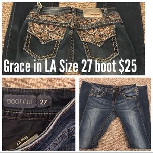 Grace in LA size 27 bootcut